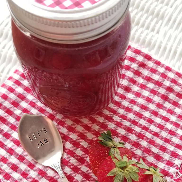 Simple Strawberry Freezer Jam