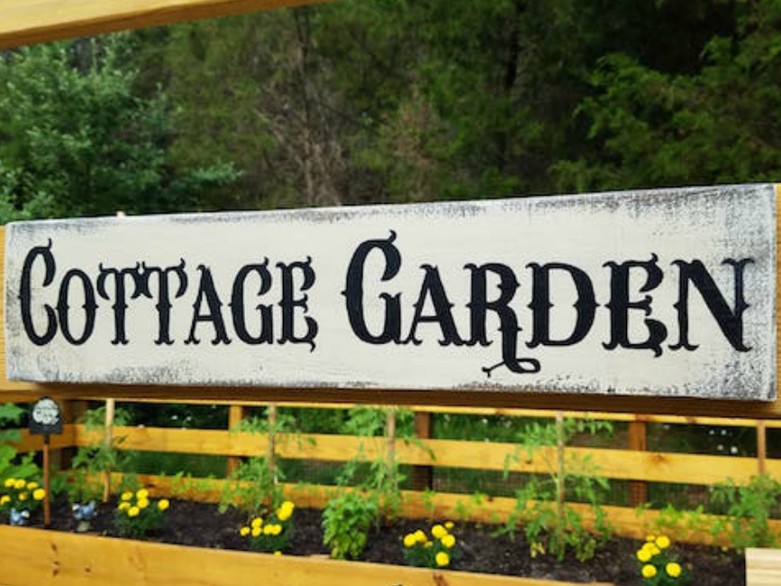Cottage Garden Sign