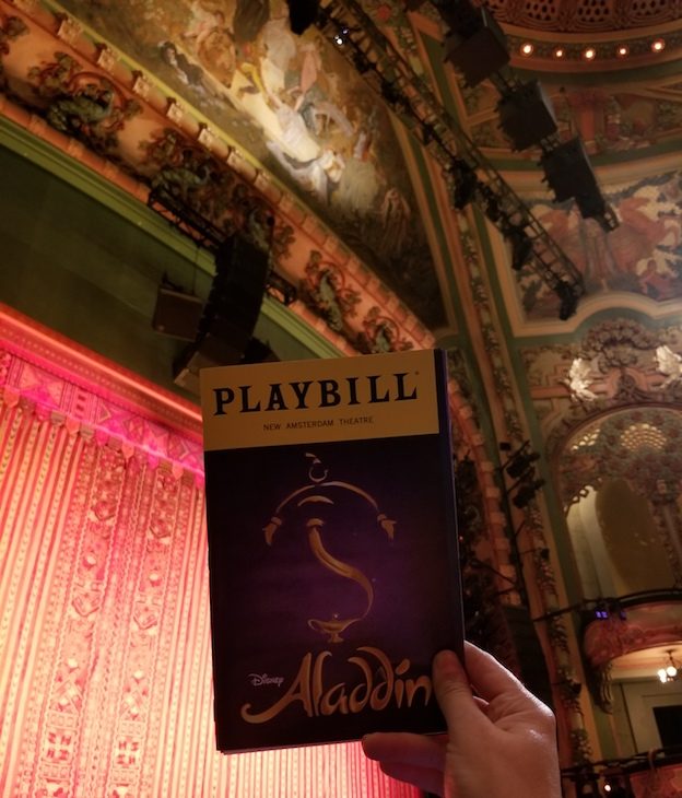 Aladdin at the New Amersterdam Theater
